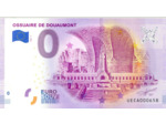 55 DOUAUMONT 2020-3 OSSUAIRE DE DOUAUMONT BILLET SOUVENIR 0 EURO NEUF