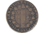 FRANCE 12 DENIERS FRANCOIS 1792 D. (Dijon) TB-