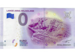 ALLEMAGNE 2019-1 LANGE ANNA HELGOLAND BILLET SOUVENIR 0 EURO TOURISTIQUE  NEUF