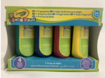 4 TUBES DE PEINTURE AUX DOIGTS MINI KIDS de chez CRAYOLA NEUF