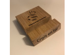 Support téléphone bois - Personnalisé