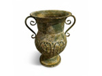 Vase jardin patiné 24x19x28cm