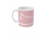 Tasse ou mug Gymnastique rose "Latika la gymnaste" - Personnalisable