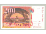 FRANCE 200 FRANCS EIFFEL Serie G 1997  TTB+