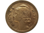 ANGOLA 10 CENTAVOS 1921 SUP- (W63) N2