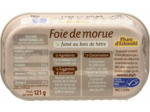 FOIE DE MORUE FUME AU BOIS DE HÊTRE 121G Phare d Eckmühl