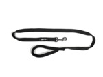 Laisse TREK STAR, Noir pour chiens - 120cm x 1,5cm