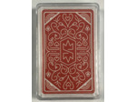 JEU DE 54 CARTES DOS ROUGE BOITE PLASTIQUE de chez DUCALE
