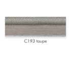 42028 Simple passepoil taupe C193 11mm le mètre