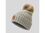 Bonnet à pompon en maille côtelée – Malabar Manufacture