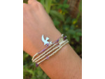 BRACELET MULTIRANGS NEW LIFE SILVER