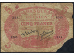 BANQUE DE LA REUNION 5 FRANCS CABASSON non daté E.265 AB (Pick 14)