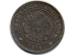 ARGENTINE 1 CENTAVO 1891 TTB (W32)