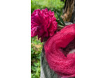Tour de cou PLUME - Rose fuchsia