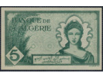 ALGERIE 5 FRANCS 16-11-1942 SERIE Q.1095 SPL (Pick91)