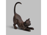 Cale porte statuette déco chat fonte 18x6x14cm