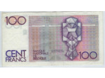 BELGIQUE 100 FRANCS NON DATE (1978-81) SIGNATURE 3 ET 9 TTB 527