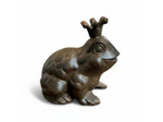 Figurine grenouille en fonte 11x13x13cm