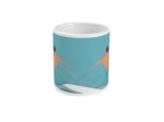 Tasse ou mug de natation vintage "La nage" - Personnalisable