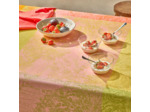 Nappe enduite sur mesure MILLE ESPRIT JARDIN CHATOYANT Garnier-Thiebaut