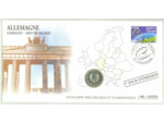 ENVELOPPE PHILATELIQUE NUMISMATIQUE CONSEIL EUROPE 1 EURO ALLEMAGNE 2002 G