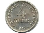 PORTUGAL 4 CENTAVOS 1919 TTB+ (W566)