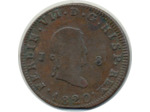 ESPAGNE 8 MARAVEDIS 1820 JA FERDINAND VII TB+ (W491)