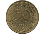 FRANCE 50 CENTIMES LAGRIFFOUL 1962 3 plis TTB