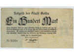 ALLEMAGNE ( GOTHA ) 100 MARK Nr 930* 30-09-1922 TB+