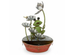 Fontaine fer Grenouille lotus 46x32x73cm