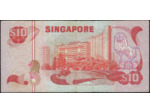 SINGAPOURE 10 DOLLARS Non daté (1980) Série C14 TTB+ (W11b)