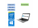 HP EliteBook 840 G2 - Windows 10 - i5 8Go 240Go SSD - 14 - Webcam - Ordinateur Portable PC