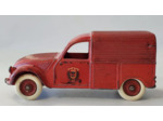 CITROEN 2CV FOURGONNETTE ROUGE DINKY TOYS 1/43 SANS BOITE