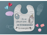 Bavoir personnalisé bébé