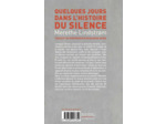 QUELQUES JOURS DANS L'HISTOIRE DU SILENCE