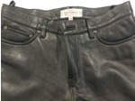 PAN501 Pantalon homme cuir noir