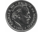 MONACO 5 FRANCS 1976 FDC