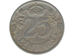 ESPAGNE 25 CENTIMOS 1925 TTB