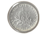 FRANCE 1 FRANC ROTY 1917 SUP/NC