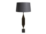 Lampe base marbre noir orgue 81x40cm