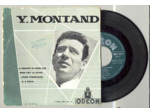 45 Tours YVES MONTAND "J'AIME T'EMBRASSER" / "LA GOUALANTE DU PAUVRE JEAN"