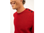 Pull marin uni Cancale 100% laine SAINT JAMES