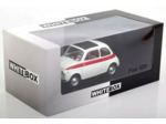 WhiteBox 1/24 - miniature Fiat 500 1960, rouge et blanche