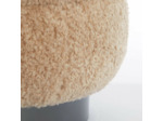 Pouf wood beige Jobbi 40x40x45cm