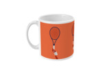Tasse ou mug "Raquette de tennis" - Personnalisable