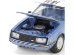 Ford Mustang Ghia Coupé with Ski Roof Rack Bleu 1981 - 1/64 - Greenlight
