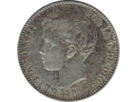 ESPAGNE 1 PESETA ALFONSO XIII 1899 (99) TTB+