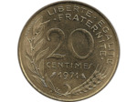 FRANCE 20 CENTIMES LAGRIFFOUL 1971 SUP