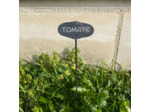 Ecriteau jardinière ovale 10x6x40cm