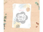 Carte à gratter à personnaliser